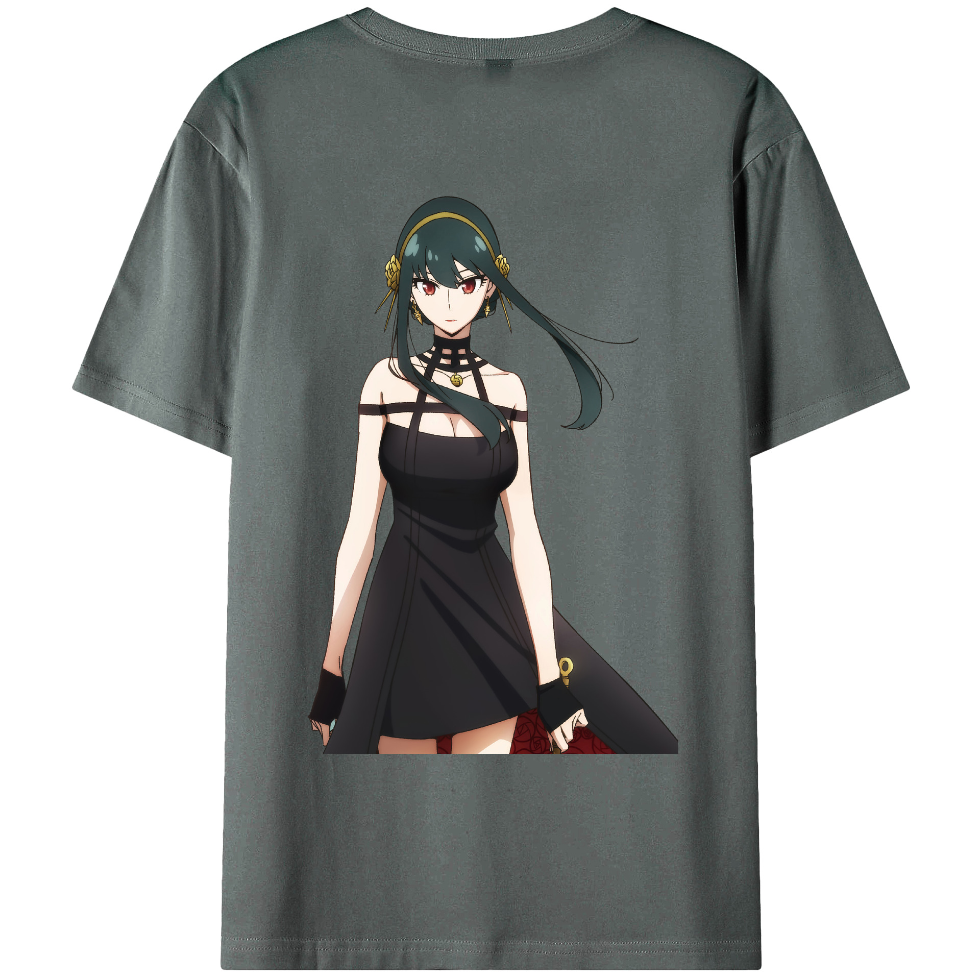 （画像用） SPY×FAMILY间谍家家酒 綿100％ メンズ半袖Tシャツ（バックプリント） 通気性